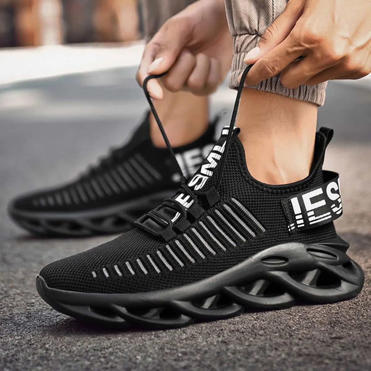 Height-Increasing Mesh Sport Shoes for Men