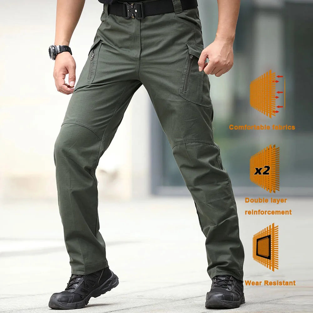 WATERPROOF - Urban Camo Tactical Cargo Pants for Outdoor Adventures