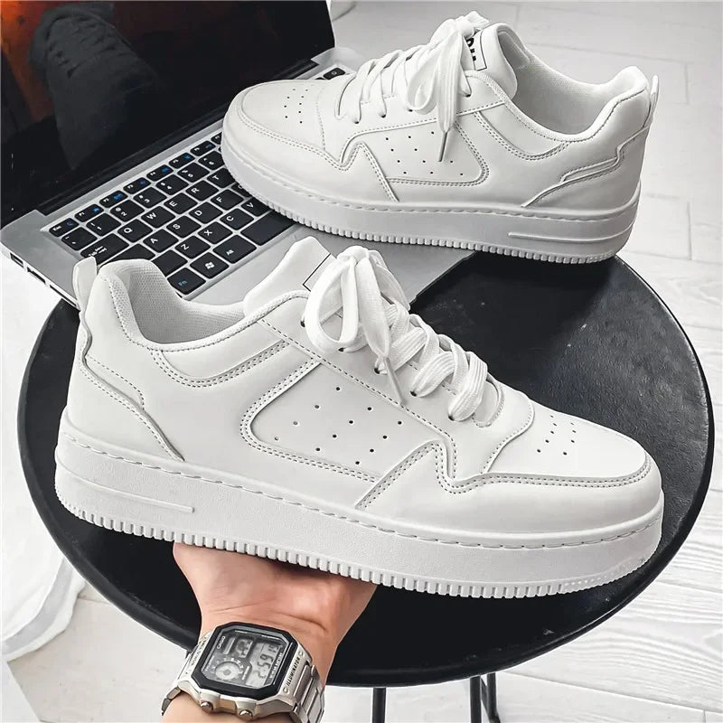 Casual Leather Sneakers for Men and Women