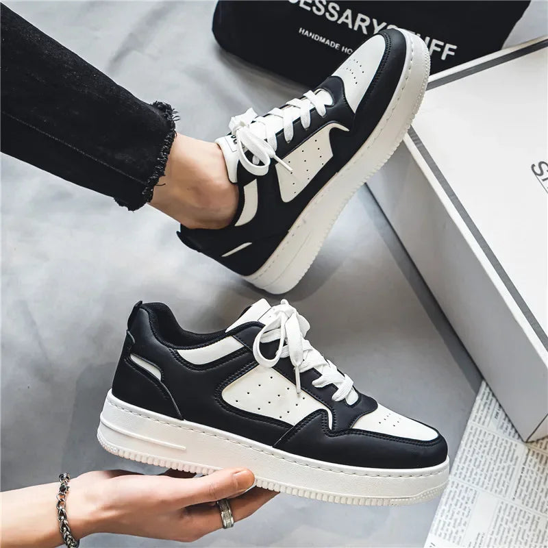 Casual Leather Sneakers for Men and Women