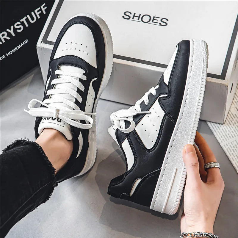 Casual Leather Sneakers for Men and Women