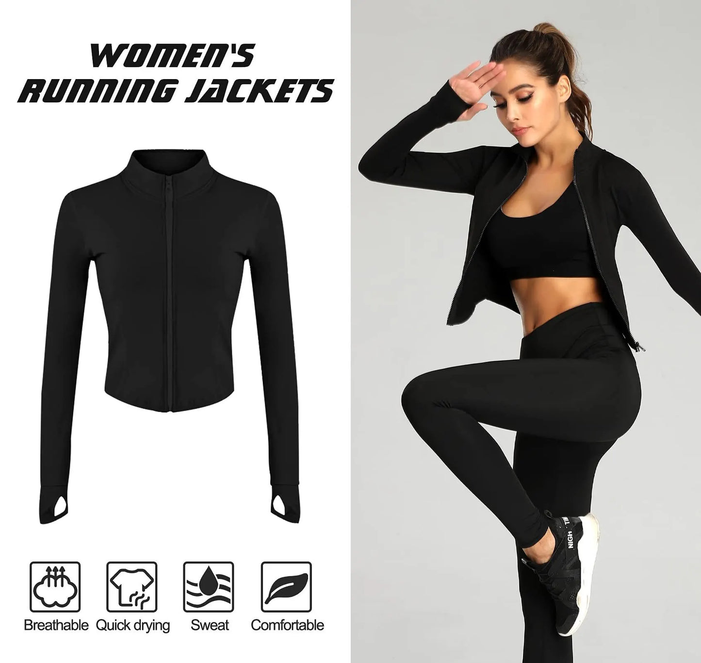 SculptFit Yoga Crop Jacket