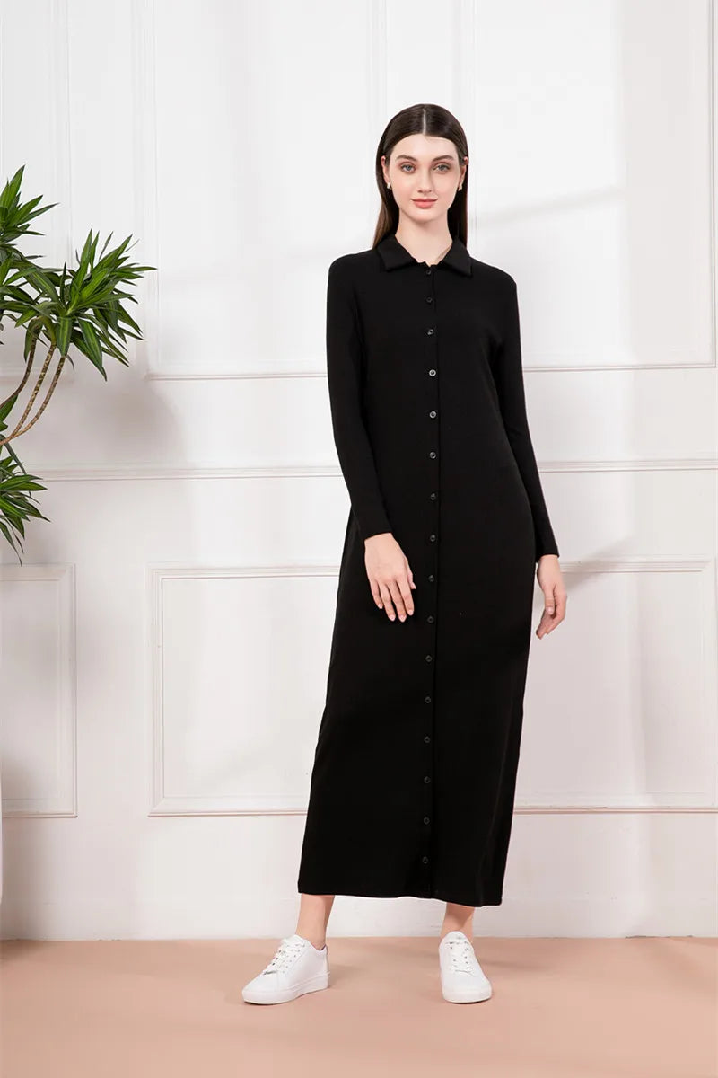 Buttoned Maxi Dress for Spring/Summer 2024