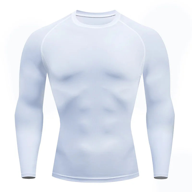 Dynamic Long Sleeve Workout T-Shirt for Men