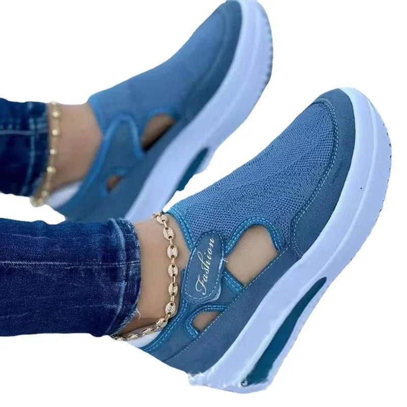 Fashion Vulcanized Platform Sneakers for Women