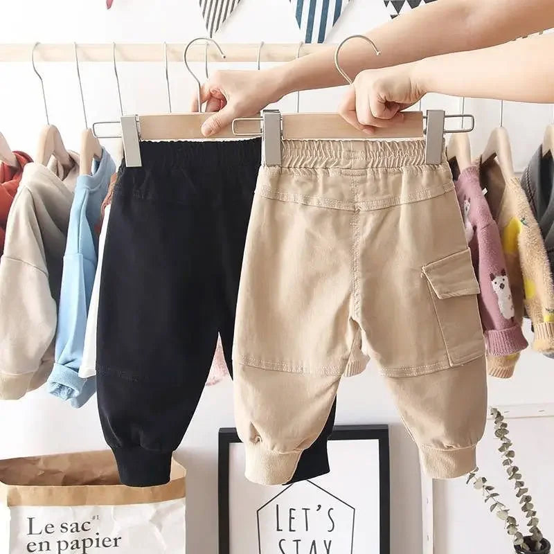 Stylish Cotton Cargo Pants for Boys (2-6 Years)