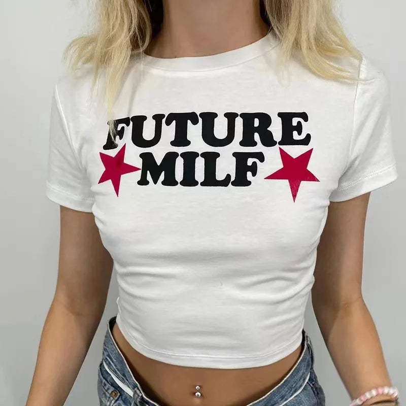 Кратка тениска Future Milf Star