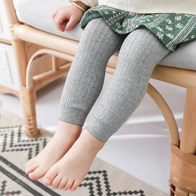 Comfy Cotton Stretch Leggings for Baby Boys and Girls (0-6 Years)