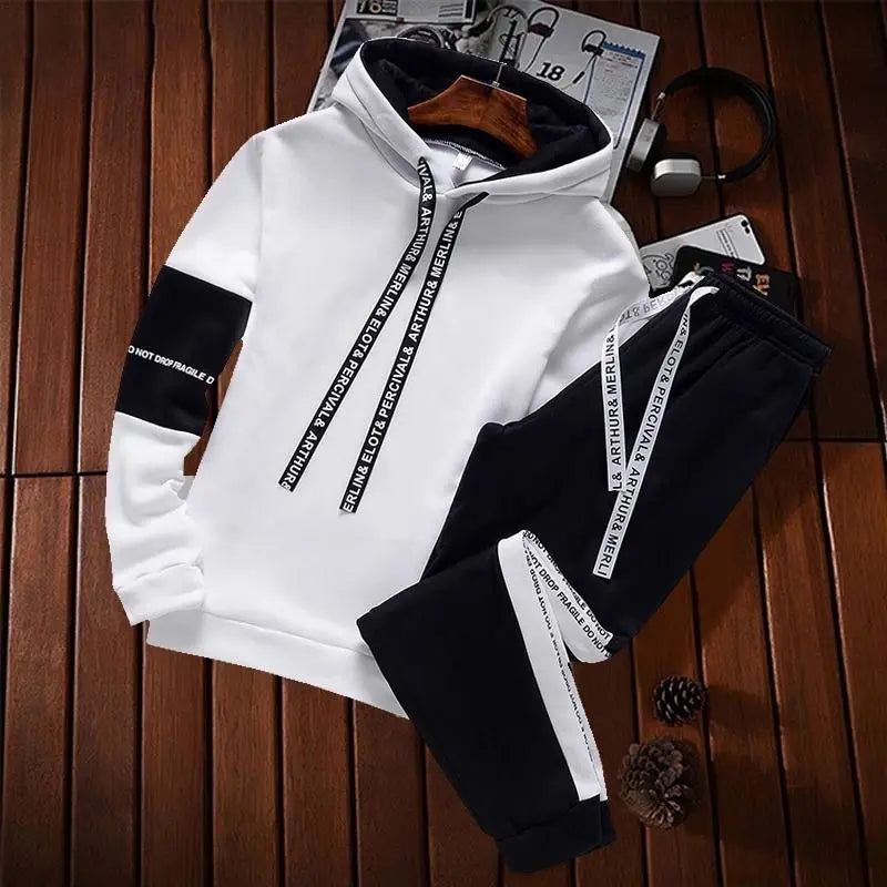 Casual Hoodie Tracksuit Set